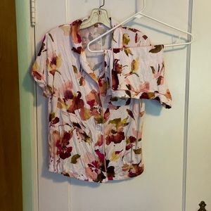 Stars above pajama set.